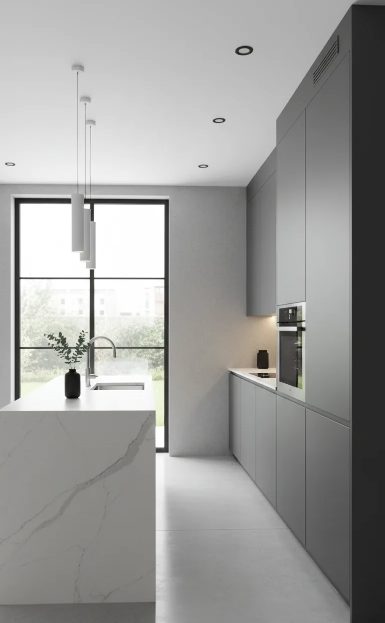 Cocina reformada con nuevos muebles